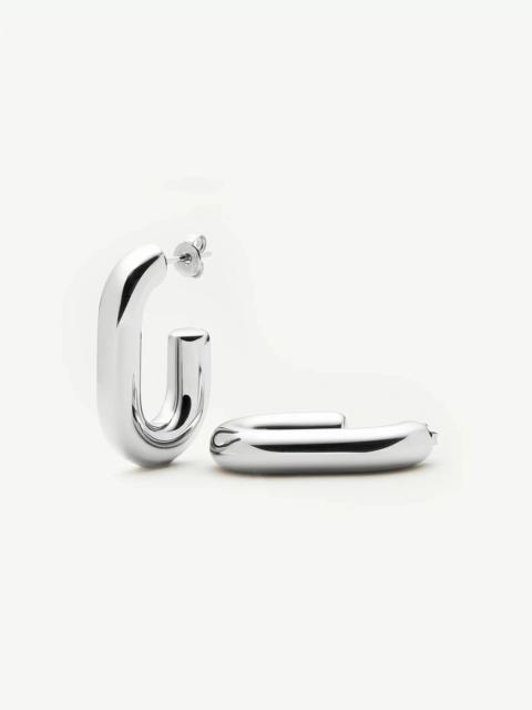 MISSOMA Chubby Oval Medium Hoop Earrings