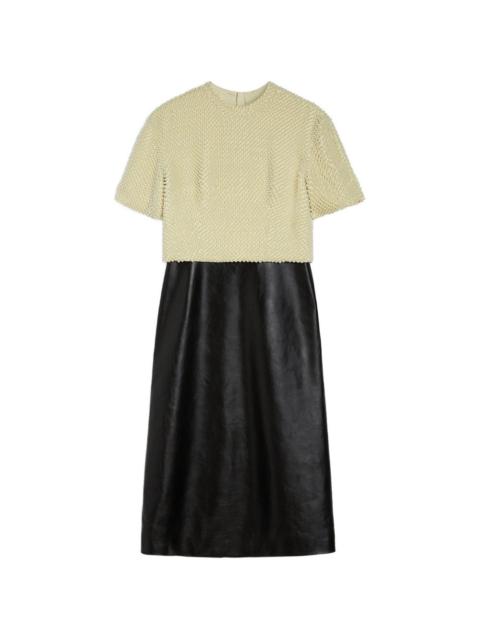 Jil Sander beaded short-sleeve dress