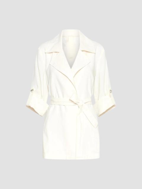 MARELLA Women's Drawstring Duster Coat - Wool White