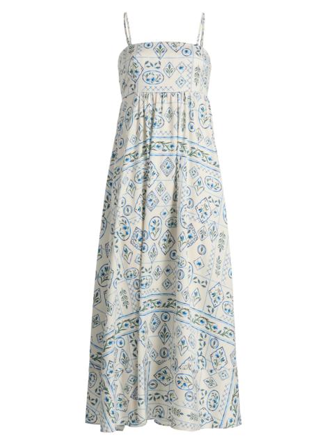 MISA Women's Adina Printed Maxi Dress - Tiled Flora