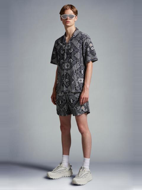 Moncler Bandana Print Swim Shorts