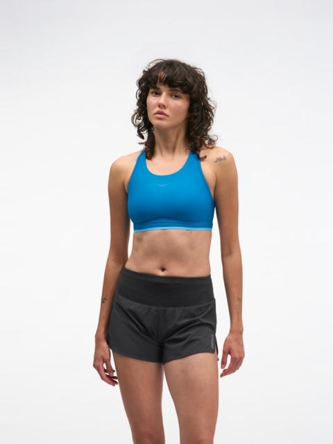 HOKA Women's Hupana Sports Bra in Night Glow Blue