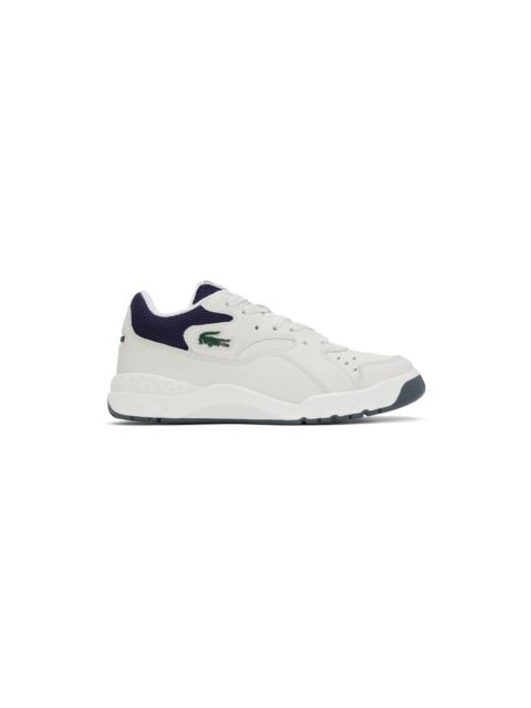LACOSTE Off-White & Navy Aceline 96 Sneakers