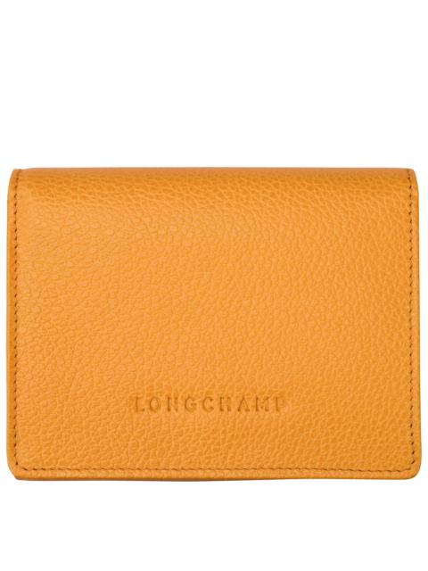 Longchamp Le Foulonné Wallet Apricot - Leather