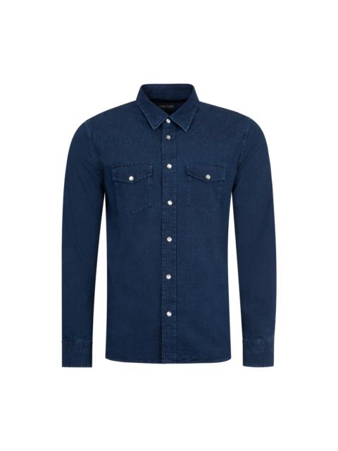 TOM FORD DENIM WESTERN SHIRT