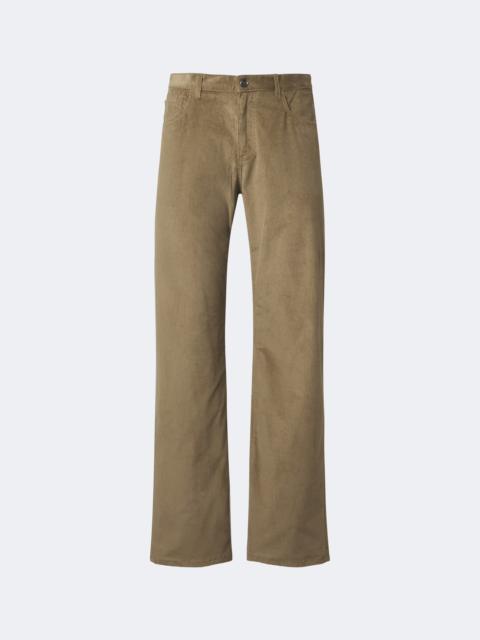 Etro Cotton corduroy straight pants