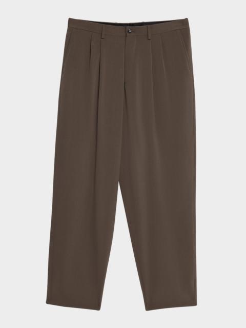 GIORGIO ARMANI Men's Upton Wool Cannete Trousers