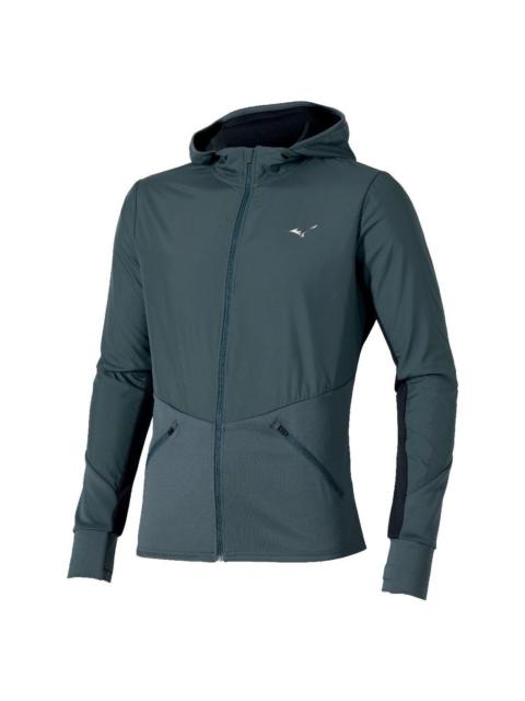 Mizuno Men's Warmalite Hybrid Full Zip Hooded Long Sleeve