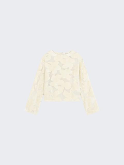 Sheer Ophelia Blouse Ivory