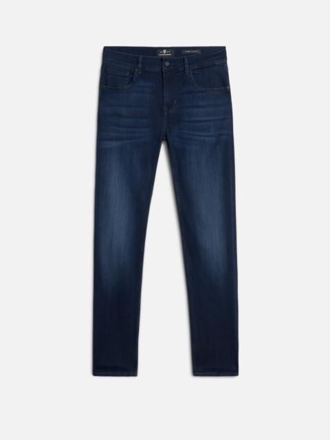 7 For All Mankind Luxe Performance Plus Slimmy Tapered In Deep Blue