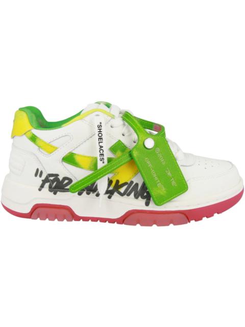 OFF-WHITE Out Of Office OOO "For Walking" Low Tops White Multicolor (Women's)