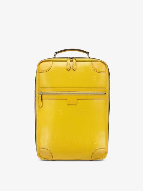 FENDI Yellow leather backpack
