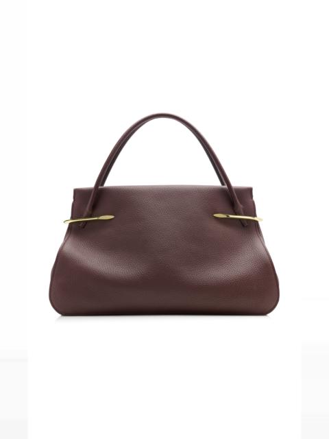 Givenchy Pinch Leather Top-Handle Bag brown