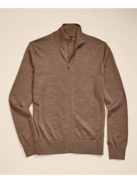 Brooks Brothers Ultimate Merino Wool Full Zip Sweater