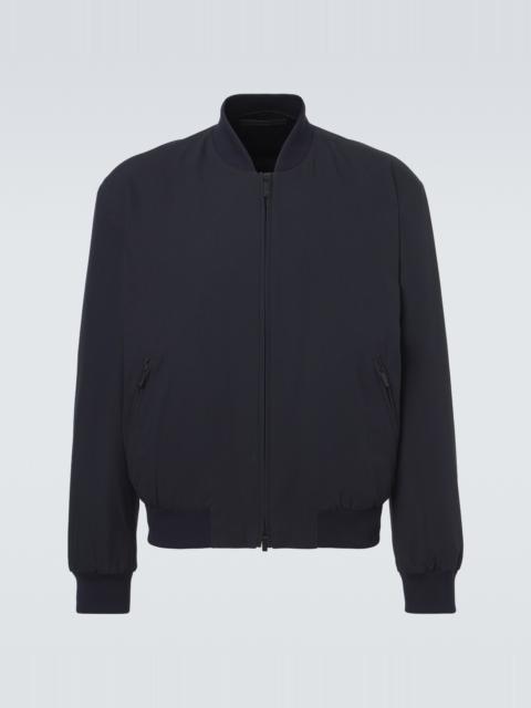 GIORGIO ARMANI Cotton-blend bomber jacket