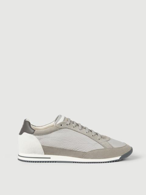 Brunello Cucinelli Deerskin and suede sneakers