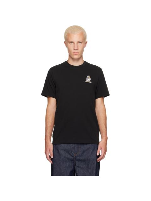 Moncler Black Logo Cotton T-shirt