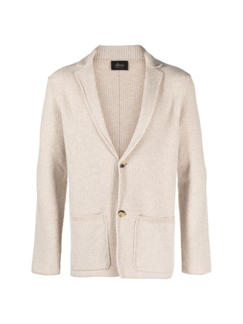 knitted cashmere-blend cardigan