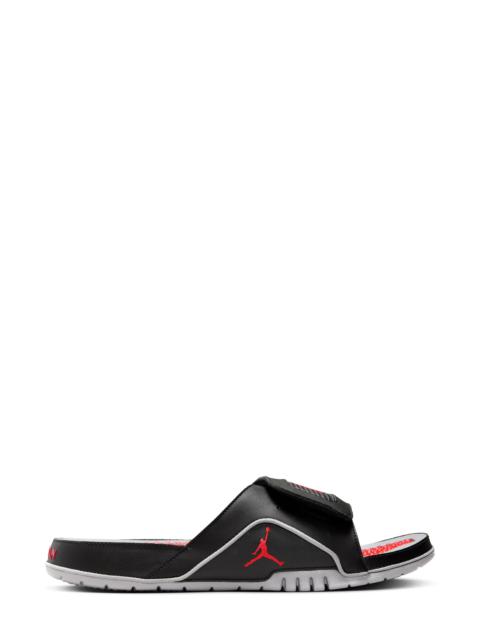 Hydro 4 Retro Slide Sandal in Black/Fire Red/Cement Grey