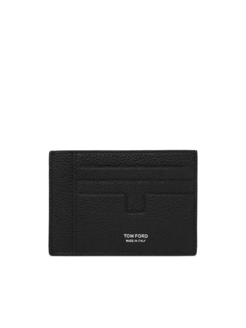 TOM FORD logo-print leather cardholder