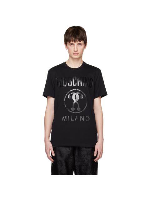 Moschino Black Double Question Mark T-Shirt