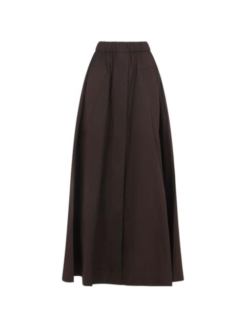 CO elasticated-waistband maxi skirt
