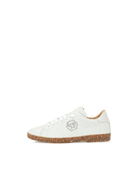 PHILIPP PLEIN python leather sneakers
