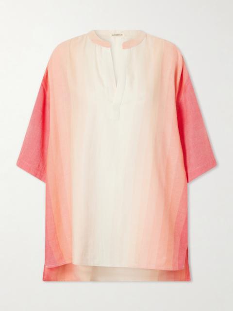 MARRAKSHI LIFE Striped Cotton Coverup
