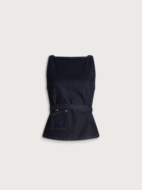 DAMSON MADDER. Damson Madder Annabelle Apron Top