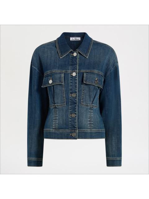 Sam Edelman Cinch Waist Denim Jacket