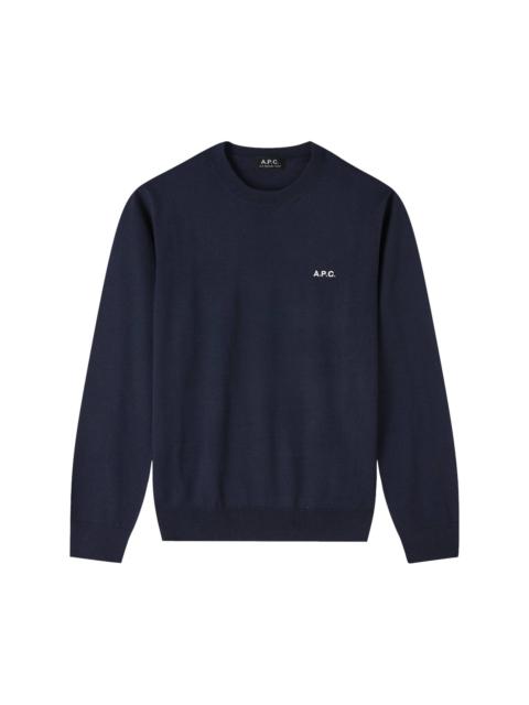 A.P.C. A.P.C. Pull Axel Sweater 'Dark Navy' | REVERSIBLE