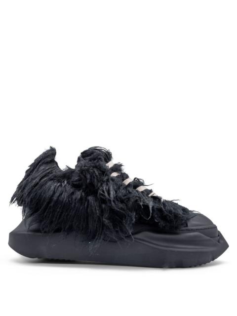 Rick Owens DRKSHDW Yeti Low-Top Sneakers in Black/black