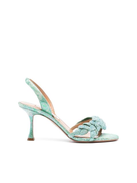 AQUAZZURA Galactic Flower 75mm sandals