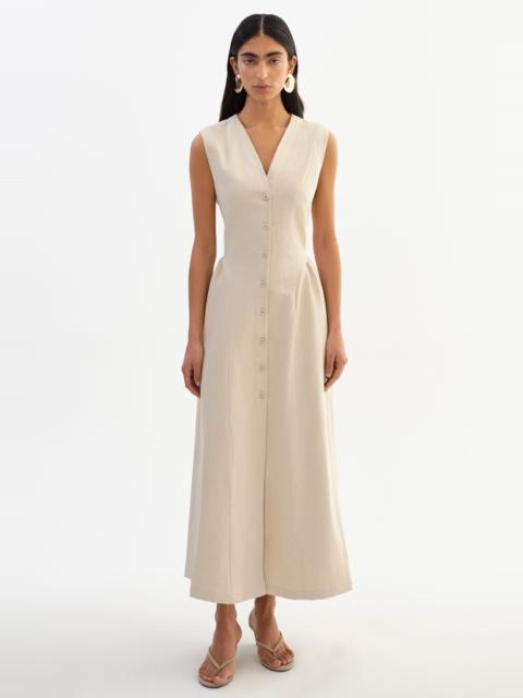 LAMARQUE TAMIKA | Linen Blend Twill Dress