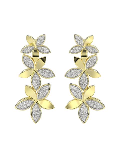 Marchesa WILD FLOWER YELLOW GOLD EARRINGS