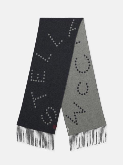 Stella McCartney Moniker Print Logo Scarf