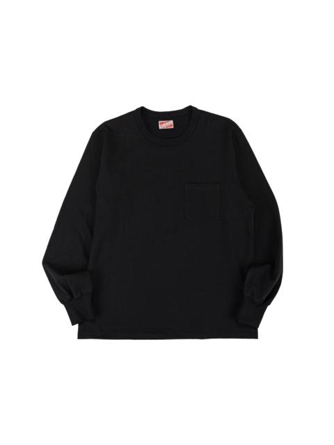 The Real McCoys MC24019 Pocket Tee L/S Black