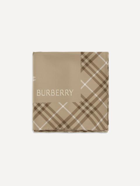Burberry Silk Scarf with Archive Equestrian Knight
