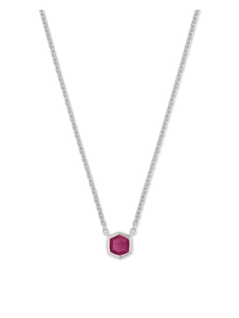 KENDRA SCOTT Davie 18k Gold Vermeil July Pendant Necklace