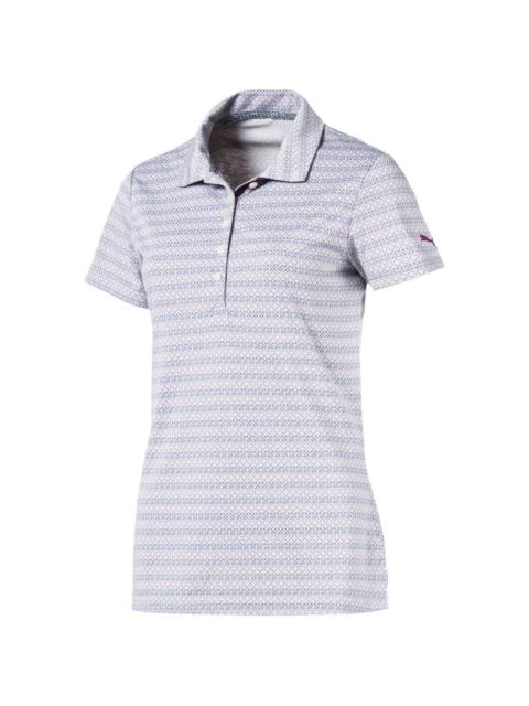 PUMA Sundays geometric-print polo shirt