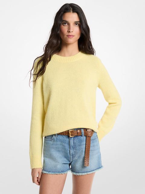 MICHAEL KORS Nylon and Alpaca Blend Sweater