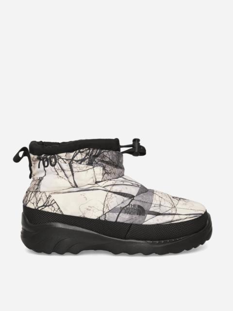 The North Face Nuptse Traction Chukka Boots Image Lift Print White Dune