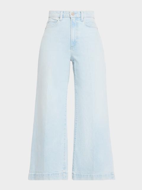 PAIGE Harper High-Rise WIde-Leg Ankle Jeans