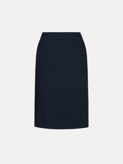 Oscar de la Renta WOOL-BLEND PENCIL SKIRT