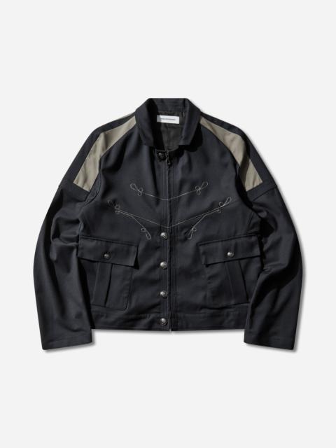 Kiko Kostadinov Men's Fitz Military Blazer Dark Navy / Slate Grey