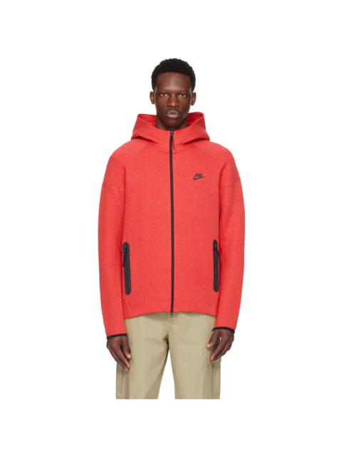 Nike Red Lightweight Hoodie