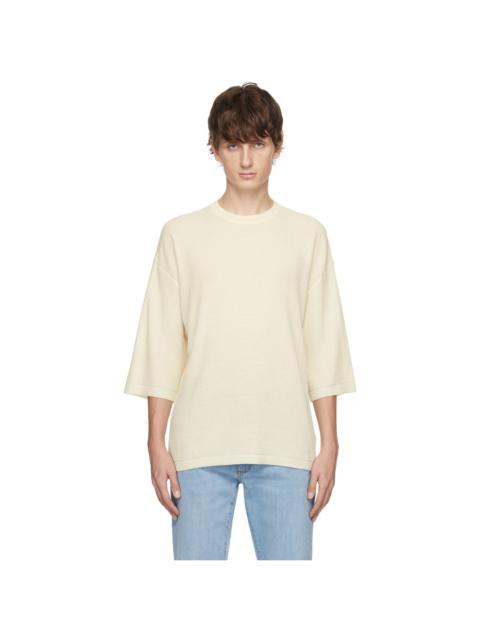 ZEGNA Off-White Crewneck T-Shirt