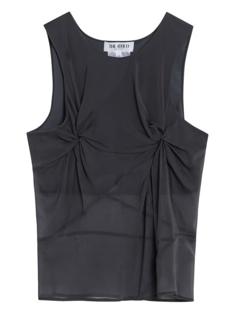 THE ATTICO silk tank top
