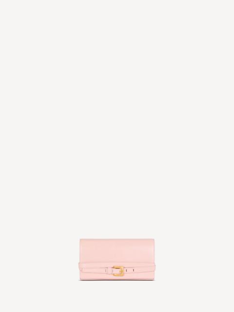 Balmain Smooth leather Shuffle wallet with chain strap