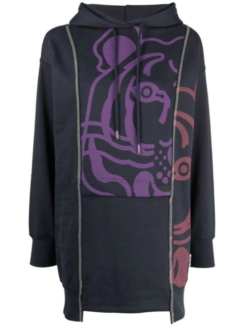 KENZO graphic-print pullover hoodie